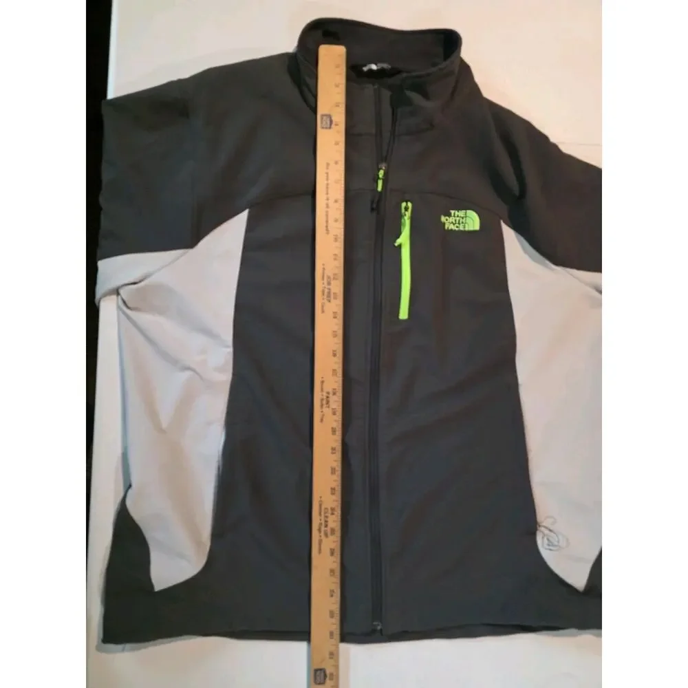 The North Face Windwall Jacket Coat Grey XXL Stretch Shell Zip Up Men’s